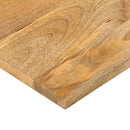 bordplade 80x40x2,5 cm rektangulær massivt mangotræ