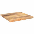 bordplade 60x60x2,5 cm firkantet massivt mangotræ