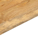 bordplade 60x60x2,5 cm firkantet massivt mangotræ
