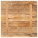 bordplade 80x80x2.5 cm firkantet massivt mangotræ