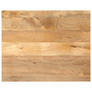 bordplade 90x80x2,5 cm rektangulær massivt mangotræ