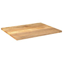 bordplade 90x80x2,5 cm rektangulær massivt mangotræ