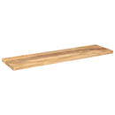 bordplade 110x20x3,8 cm rektangulær massivt mangotræ