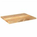 bordplade 70x50x3,8 cm rektangulær massivt mangotræ