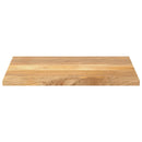 bordplade 90x50x3,8 cm rektangulær massivt mangotræ