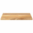 bordplade 90x60x3,8 cm rektangulær massivt mangotræ