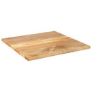 bordplade 80x80x3,8 cm firkantet massivt mangotræ