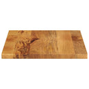 bordplade 60x50x2,5 cm rektangulær massivt mangotræ