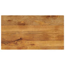 bordplade 100x60x2,5 cm rektangulær massivt mangotræ