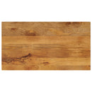 bordplade 100x70x2,5 cm rektangulær massivt mangotræ