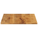 bordplade 80x80x2.5 cm firkantet massivt mangotræ
