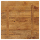 bordplade 80x80x2.5 cm firkantet massivt mangotræ