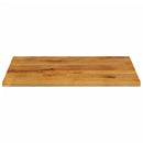 bordplade 100x80x2,5 cm rektangulær massivt mangotræ