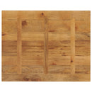 bordplade 100x80x2,5 cm rektangulær massivt mangotræ