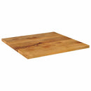 bordplade 90x90x2,5 cm firkantet massivt mangotræ