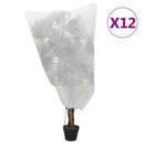 plantebeskyttelse med snore 12 stk. 70 g/m² 0,8x1,2 m