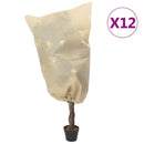 plantebeskyttelse med snore 12 stk. 70 g/m² 0,8x1 m