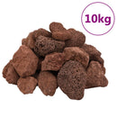 vulkanske sten 10 kg 5-8 cm rød