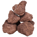 vulkanske sten 10 kg 10-30 cm rød