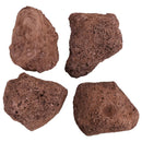 vulkanske sten 25 kg 10-30 cm rød