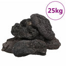 vulkansten 25 kg 10-30 cm sort