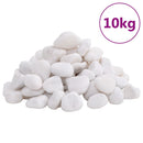 polerede småsten 10 kg 2-5 cm hvid