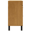 kommode FLAM 110x40x80 cm massivt fyrretræ