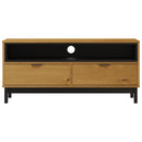 tv-bord FLAM 110x40x50 cm massivt fyrretræ