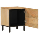 sengeborde 2 stk. 40x33x46 cm massivt mangotræ