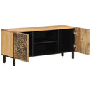 tv-bord 105x33x46cm massivt mangotræ