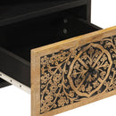 tv-bord 70x33x46 cm massivt mangotræ