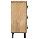 skab 60x33x75 cm massivt mangotræ