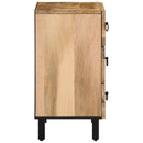sengebord 50x33x60 cm massivt mangotræ