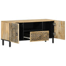 tv-bord 105x33x46cm massivt mangotræ