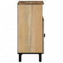 skab 60x33x75 cm massivt mangotræ