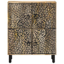 skab 60x33x75 cm massivt mangotræ