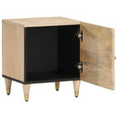 sengeborde 2 stk. 40x33x46 cm massivt mangotræ