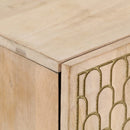 skab 60x33x75 cm massivt mangotræ