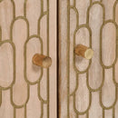 skab 60x33x75 cm massivt mangotræ