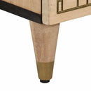 skab 60x33x75 cm massivt mangotræ