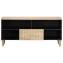 tv-bord 100x33x46 cm massivt mangotræ