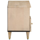 tv-bord 100x33x46 cm massivt mangotræ