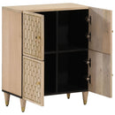 skab 60x33x75 cm massivt mangotræ