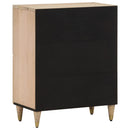 skab 60x33x75 cm massivt mangotræ