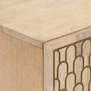 skab 60x33x75 cm massivt mangotræ