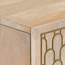 skab 60x33x100 cm massivt mangotræ