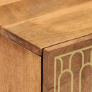 sengebord 40x33x46 cm massivt mangotræ