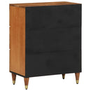 skab 60x33x75 cm massivt mangotræ