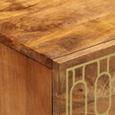 sengebord 50x33x60 cm massivt mangotræ