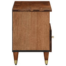 tv-bord 80x33x46 cm massivt mangotræ
